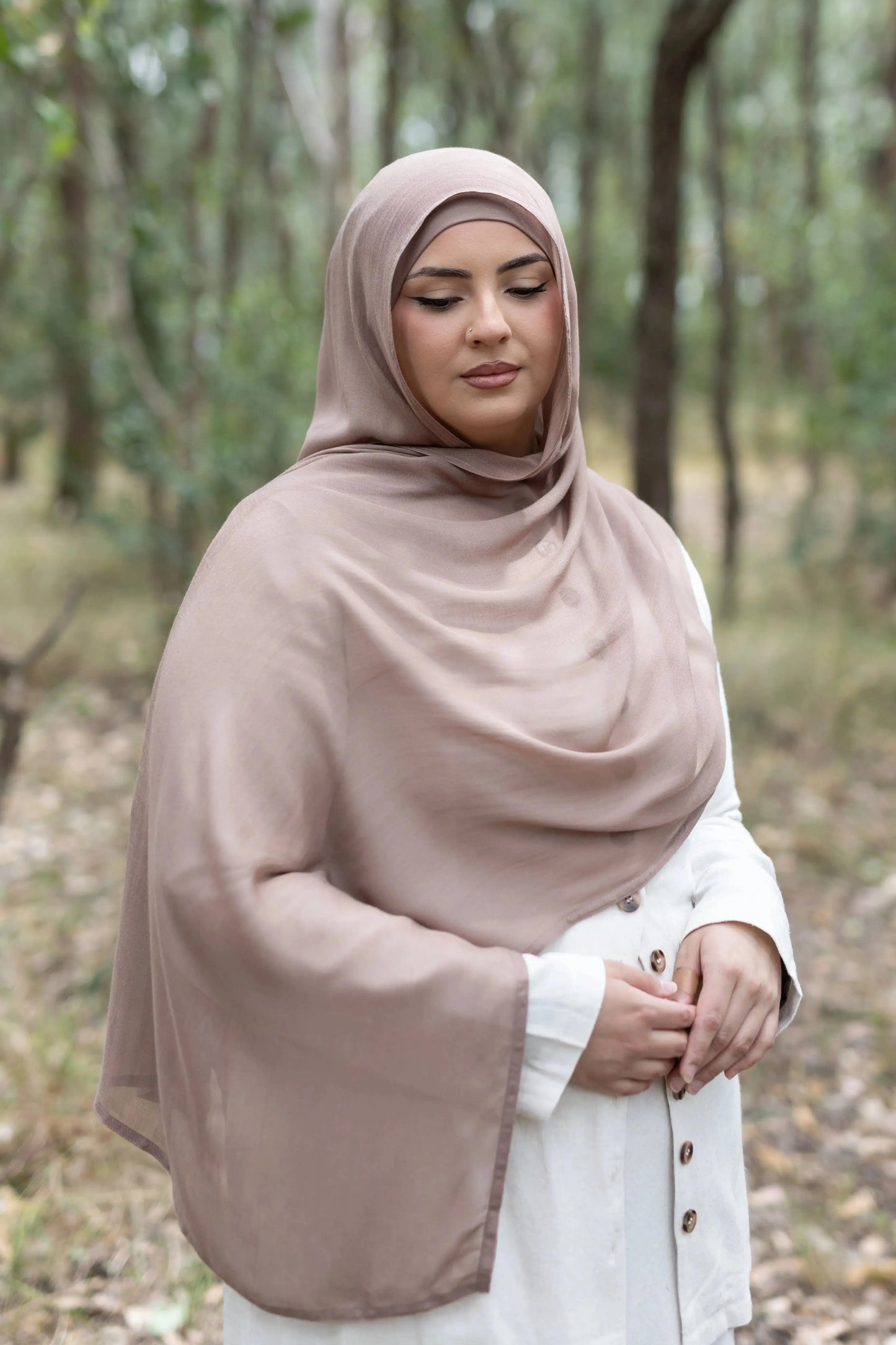 Brown Sugar Modal Hijab Set Kaia Kollection