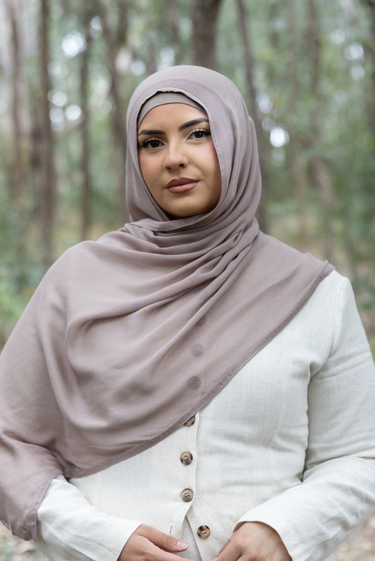 Perfect Greige Modal Hijab Set Kaia Kollection