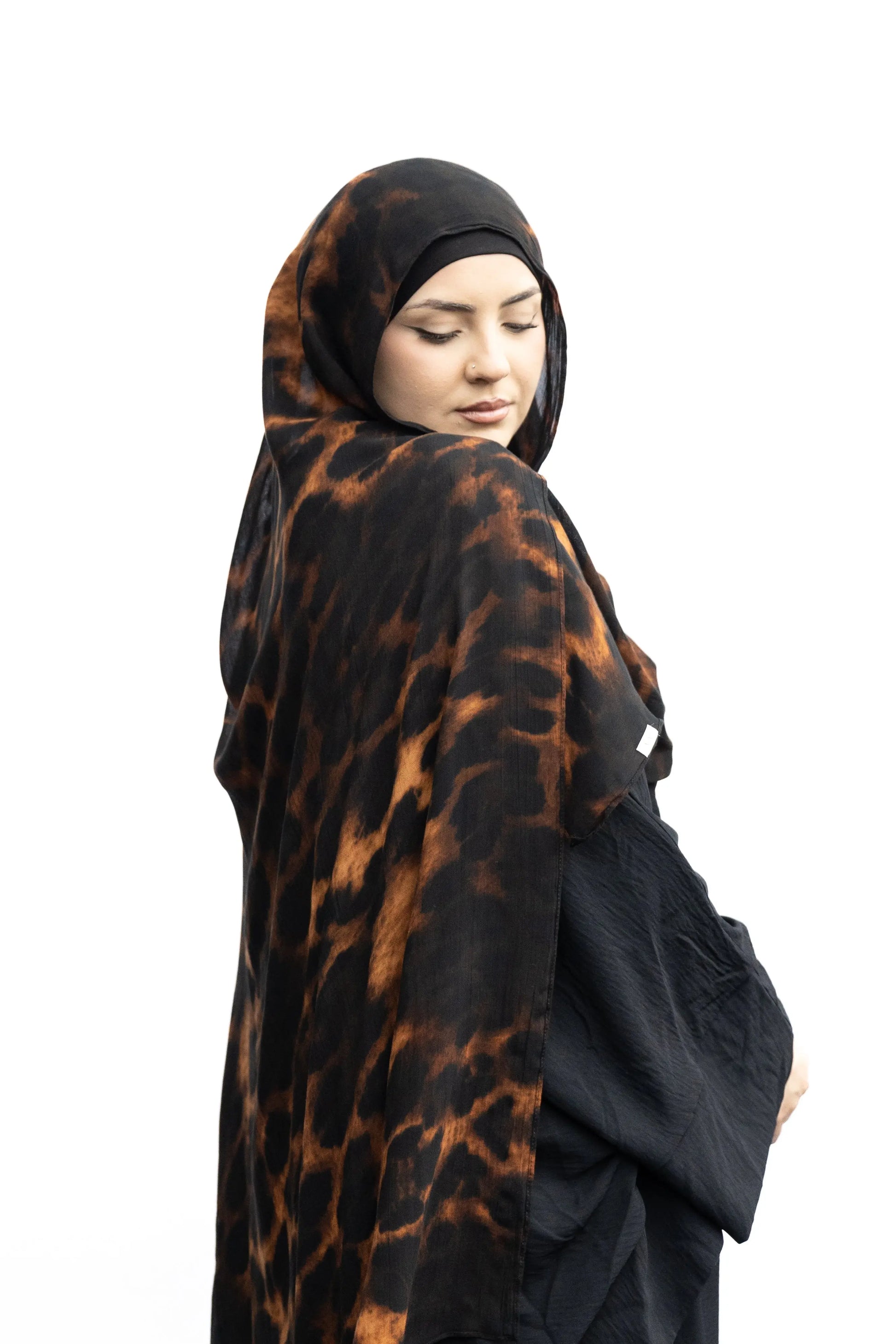Animal Print Modal Hijab Kaia Kollection