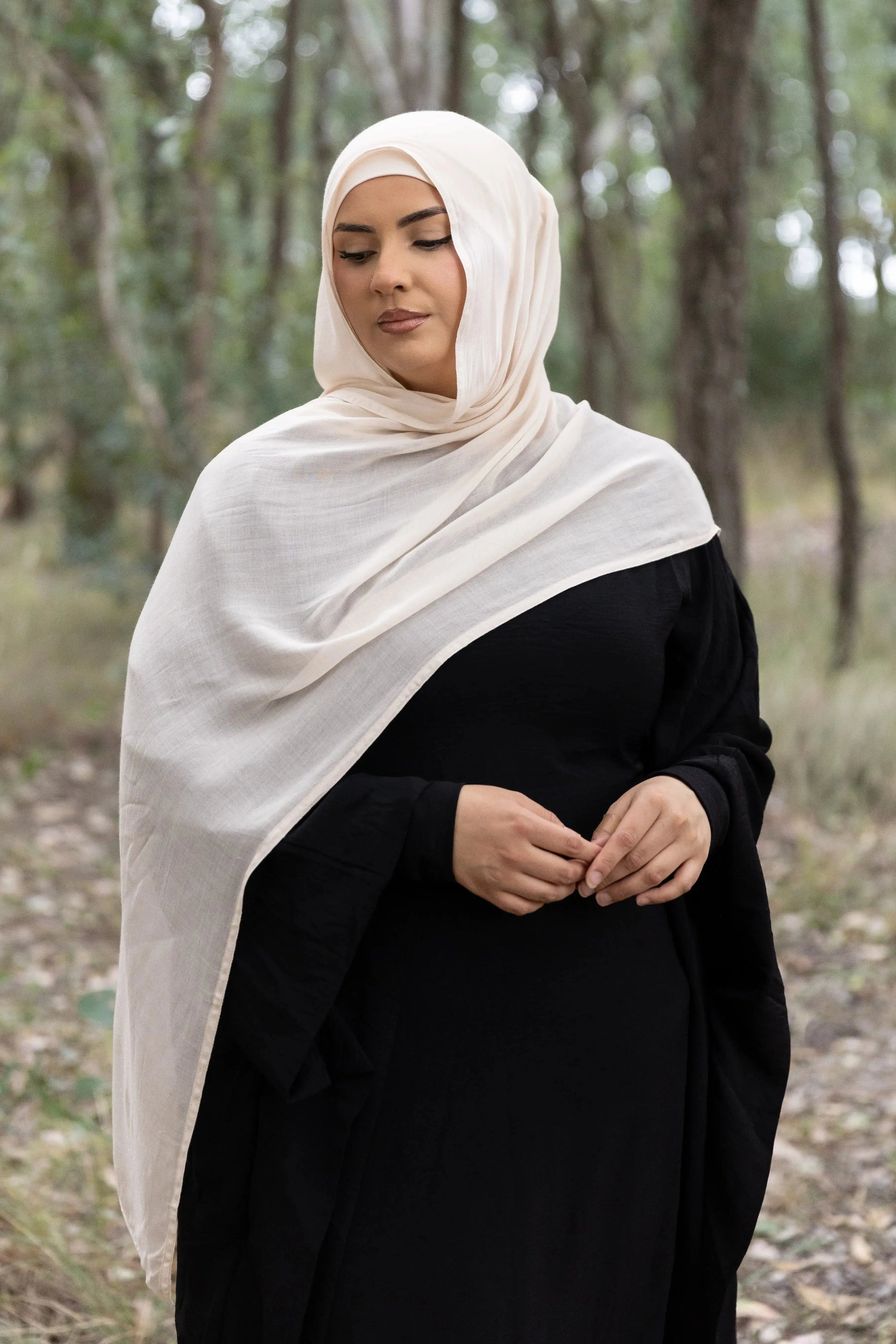Bleached Sand Modal Hijab Set Kaia Kollection