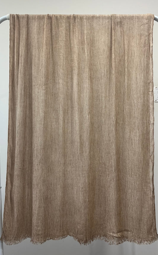 Caramel Latte Crinkle Rayon Hijab