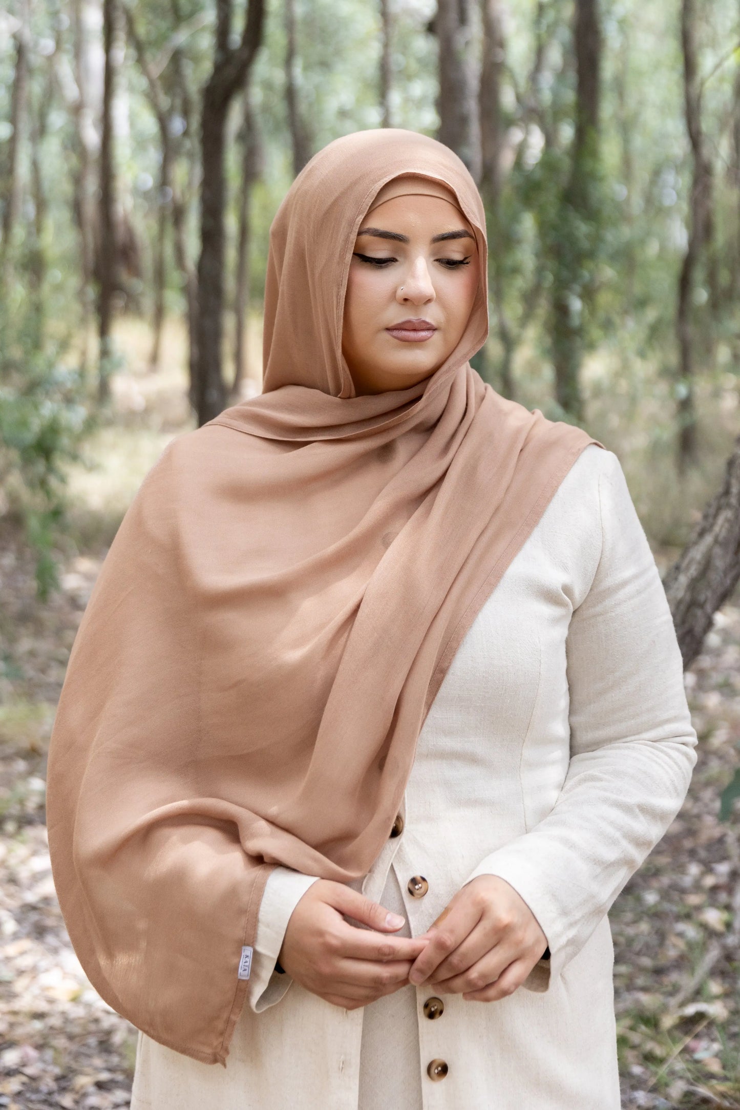 Caramel Toffee Modal Hijab Set Kaia Kollection