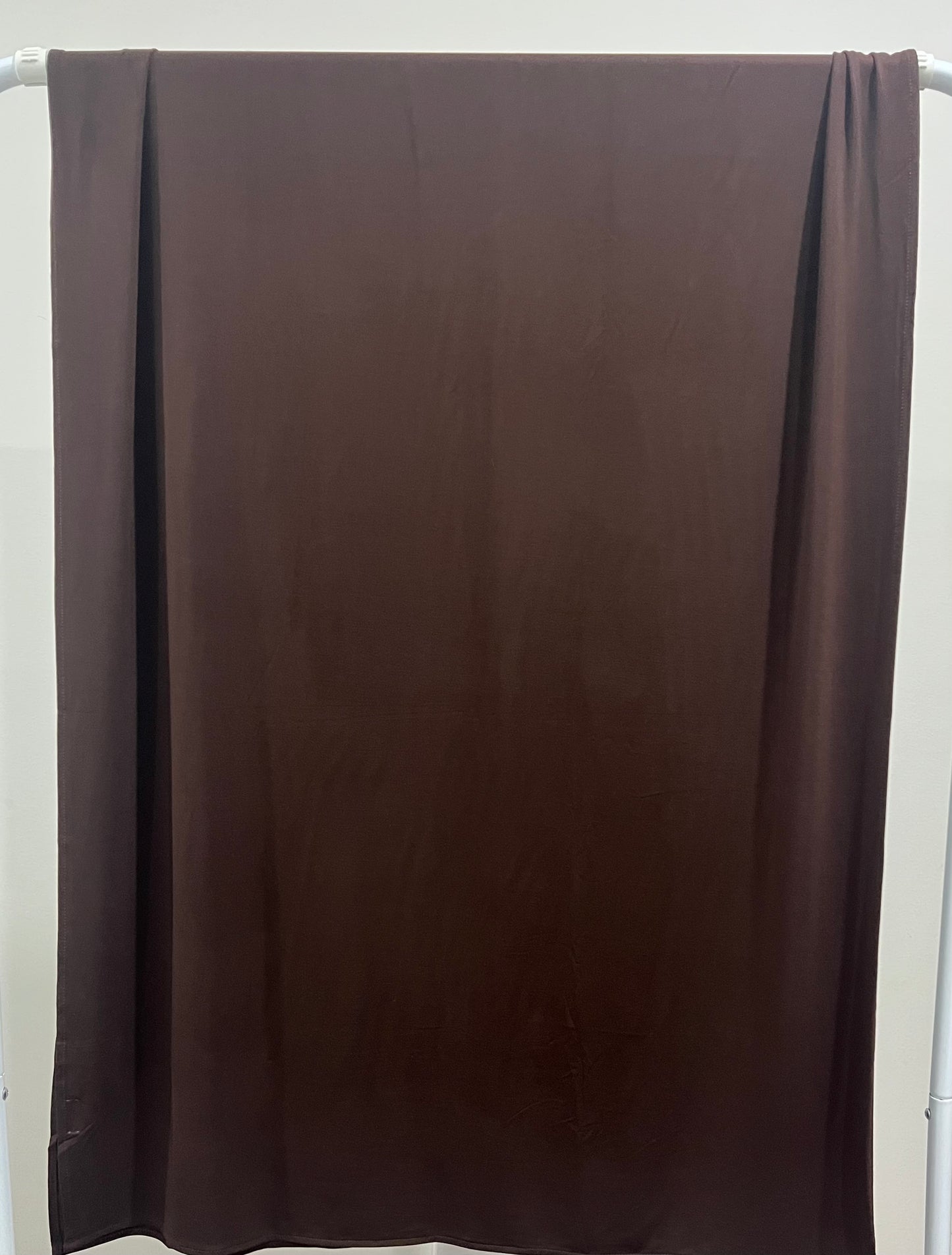 Chocolate Brown Bamboo Jersey Hijab Set