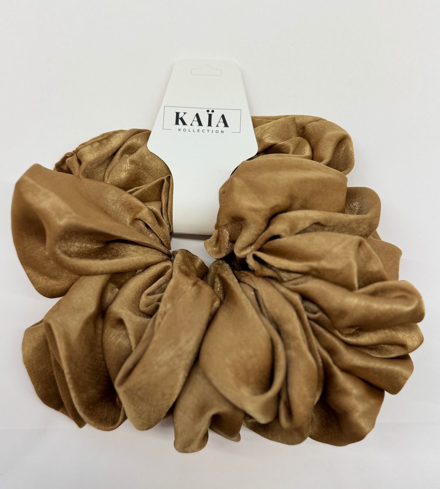 Bronze Plush Scrunchie