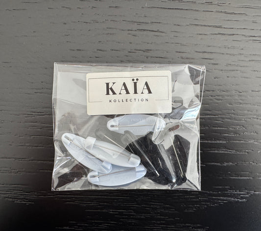 Black/White Hijab Pins