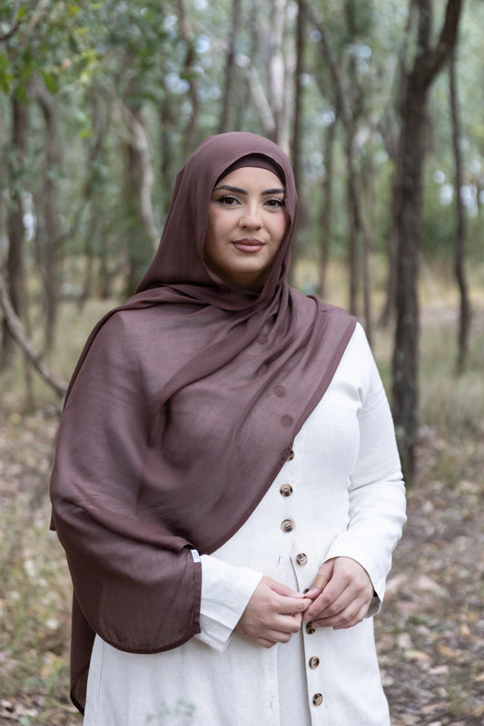 Morning Espresso Modal Hijab Set Kaia Kollection