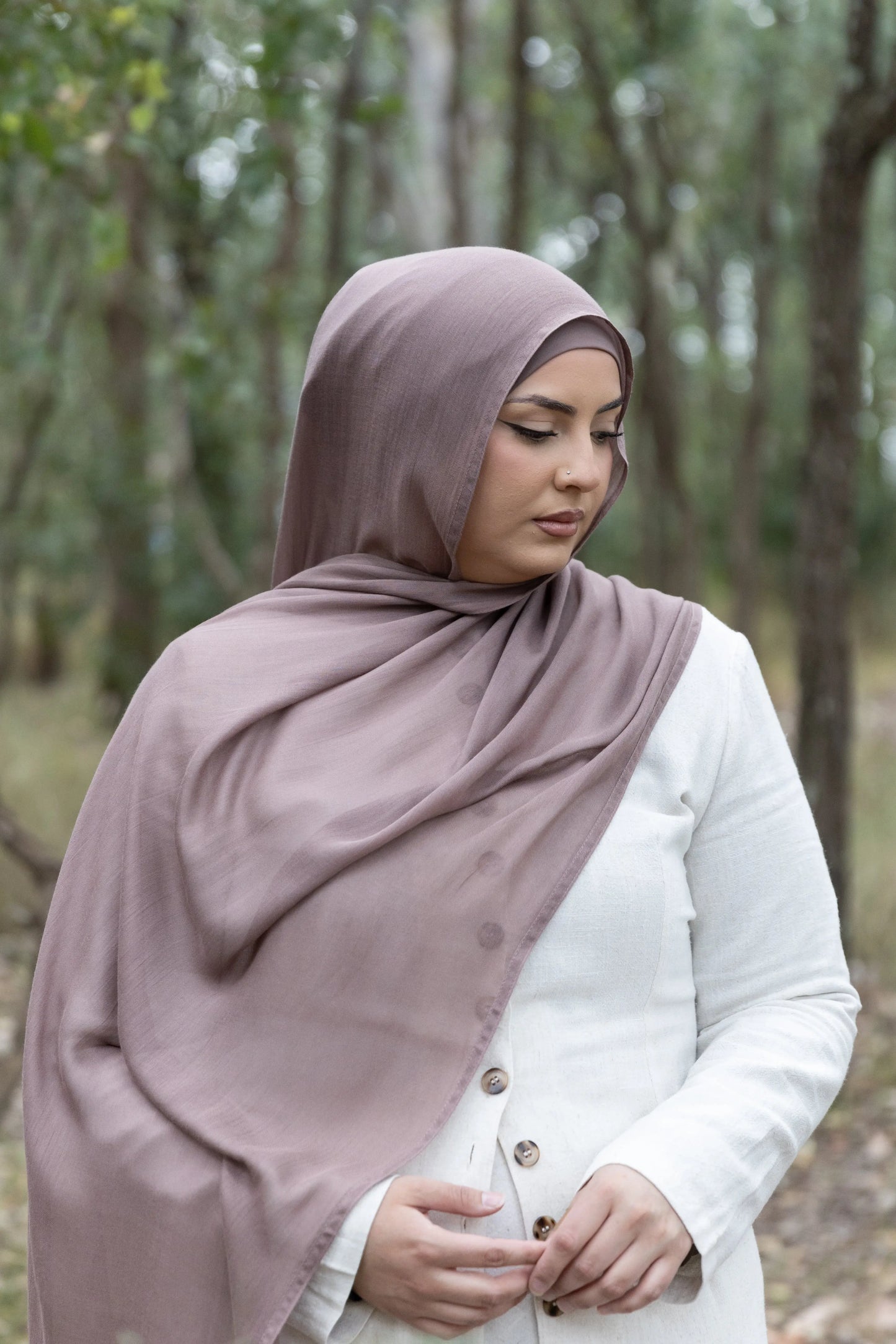 Rose Mauve Modal Hijab Set Kaia Kollection