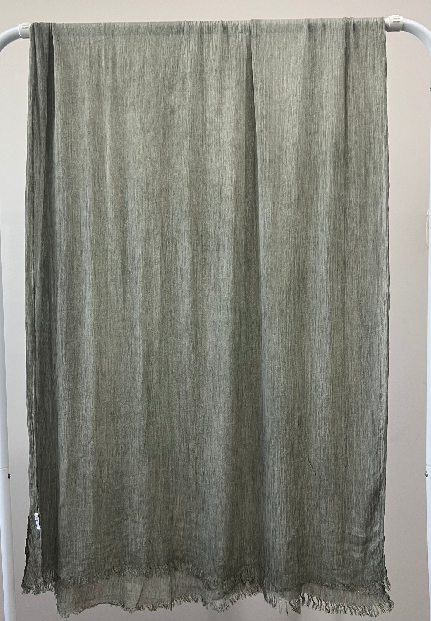 Sage Green Crinkle Rayon Hijab